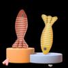 Silent Catnip Linen Fish Teaser Wand Toy Set