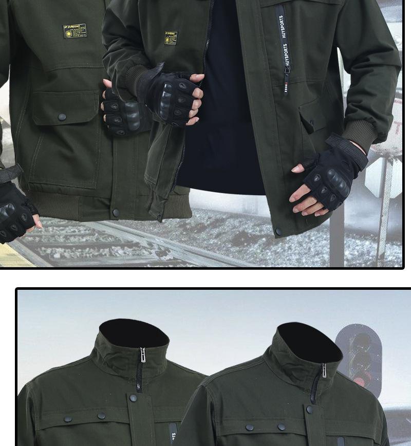 Men's Cotton Work Jacket for Welding & Construction