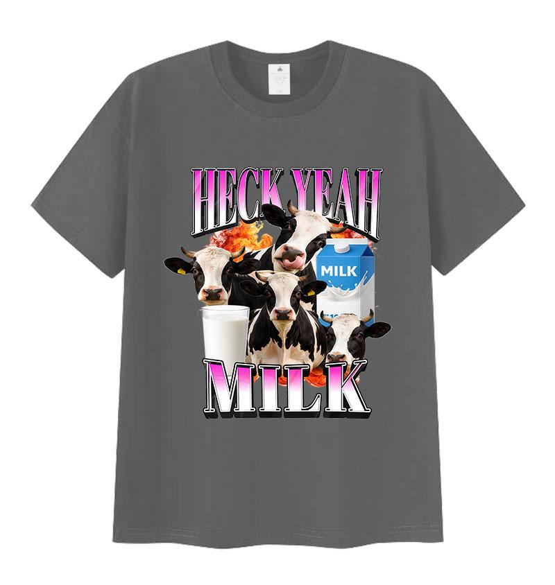 

Lactose Tolerant Funny Cow Meme TShirt Unisex Women Fashion Vintage High Quality Tshirts Casual Harajuku Oversized Cotton Tshirt 4XL