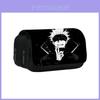 Jujutsu Kaisen Pattern Double Layer Flip Cover Stationery Storage Pencil Bag For Students And Anime Fans