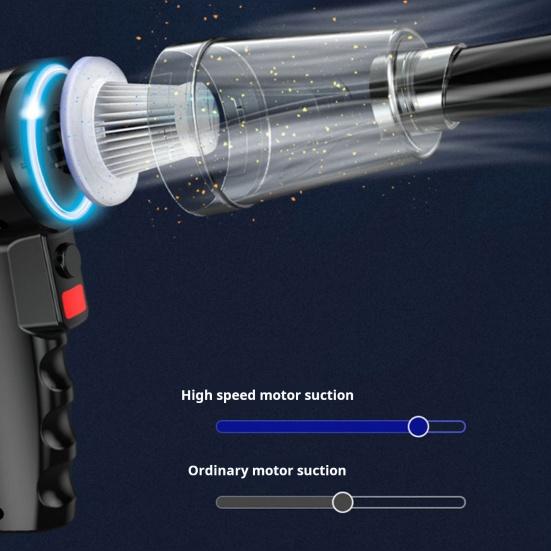 Car Vacuum Cleaner Strong Suction Low Noise Lightweight Design Rechargeable Portable Wireless Vacuum Cleaner Dust Remover