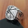 Smooth Men's Vintage Rock Punk Rings Cool Fashion Individuality Signet Ring for Men Party Jewel Men's Ring Wholesale