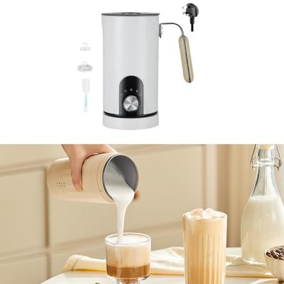 Milchaufschäumer Automatischer Kaffee-Dampfer für Sahne Matcha Schokolade Weiß