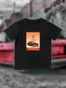 Round Neck Printed Pattern Pullover Short Sleeve Kids Tops Volga Car