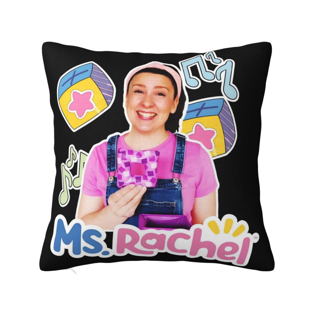 Pillow Cover Miss Rachel Teacher Ms Rachel Design Cushion Cover Novelty Pillow Case For Sofa Home Decoration Pillowcases