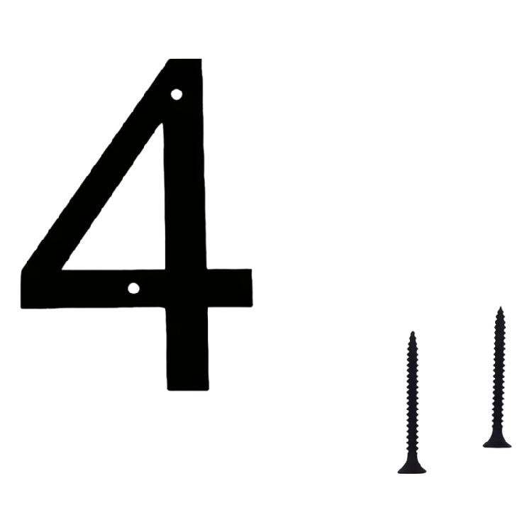 Black Floating Houses Number,Modern Houses Number for Outside,Home Address Number for Outdoor Garage Gate Street Wall