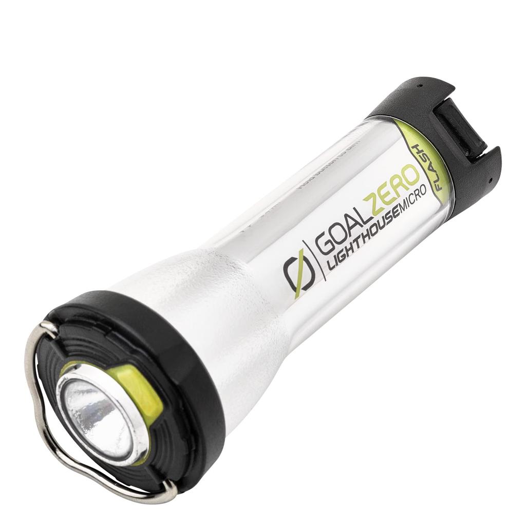 Goal Zero LED Lantern Lighthouse Micro Flash, Emergency Supplies, USB Rechargeable LED Mini Lantern, 150 Lumens, Waterproof, Lightweight, Compact, wit
