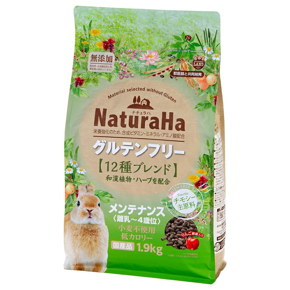 

Naturaha Gluten Free 12 Types Blend Rabbit Maintenance Value 1.9kg