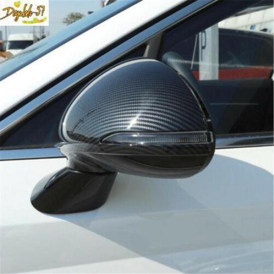 Carbon Fiber Side Rearview Mirror Cover Trim For Hyundai Sonata - 2PCS