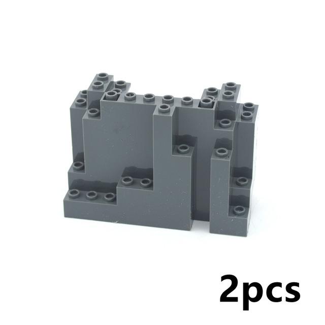 Locking creative Blocks MOC Parts Plant Tree Leaf Flower Rockery Building Block Coconut Tree Leaves 30176 3741 32607 For Friend