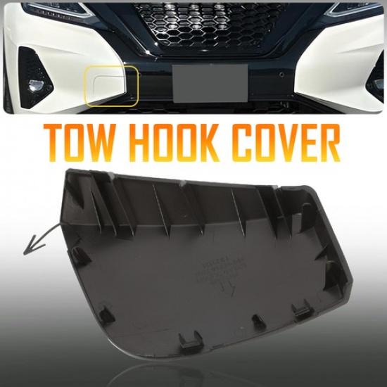 Front Bumper Hook Tow Eye Cover Cap ABS For - Nissan Murano 622A0-9UF0H