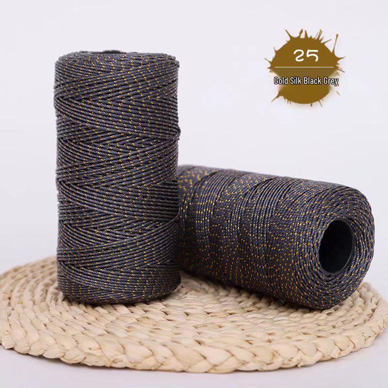 Příze z ledového hedvábí: Třívláknová příze pro ruční pletení a háčkování - Ideální na pantofle, tašky, čepice, návleky na hrnky a podsedáky do auta