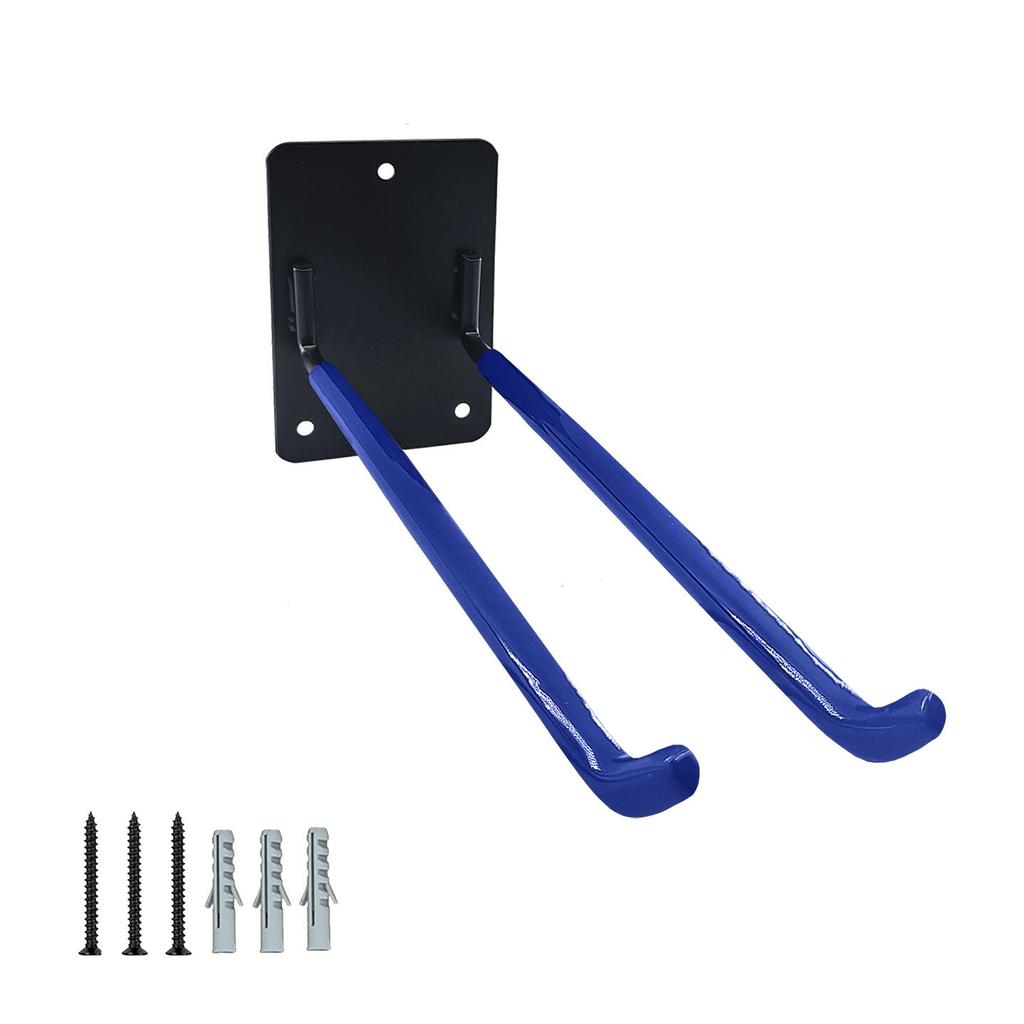 Wall Mounted Garage Tool Storage Hooks Heavy Duty Steel Utility Hooks for Garden Tools and Equipment Hanging Rack with Screws for Wall Installation