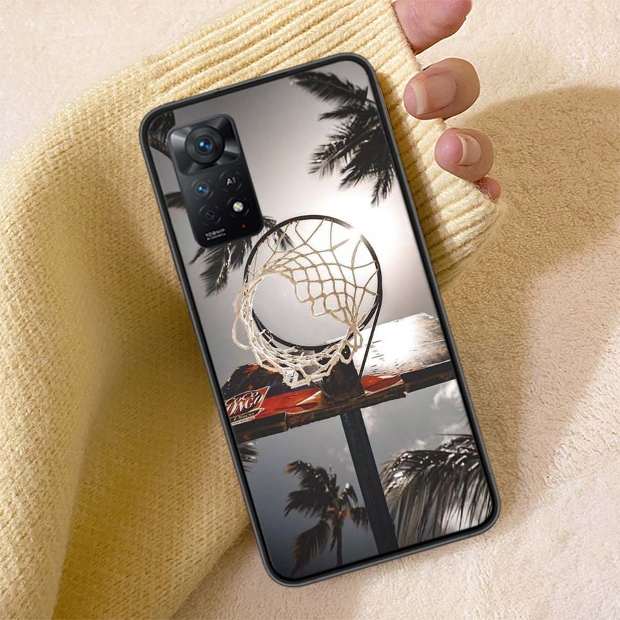 Basketball Basket Phone Case For Redmi 13C 14C Note 14 13 Pro Plus 5G Clear Capa 12 12C 10A 10C 10 9A 9C 9T 9 8 Pro Cover TPU Sh