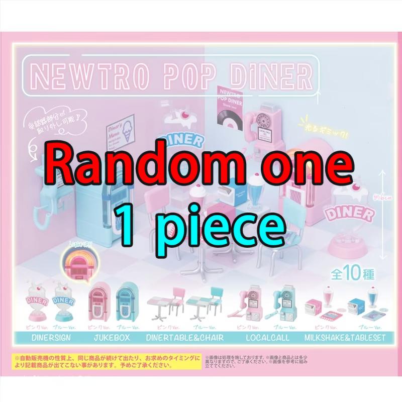 

Гашапон Игрушка NEWTRO Миниатюрная Сцена Ужина DTY Реквизит для Ресторана Стол Стулья Напитки Модель Телефона Коллекция