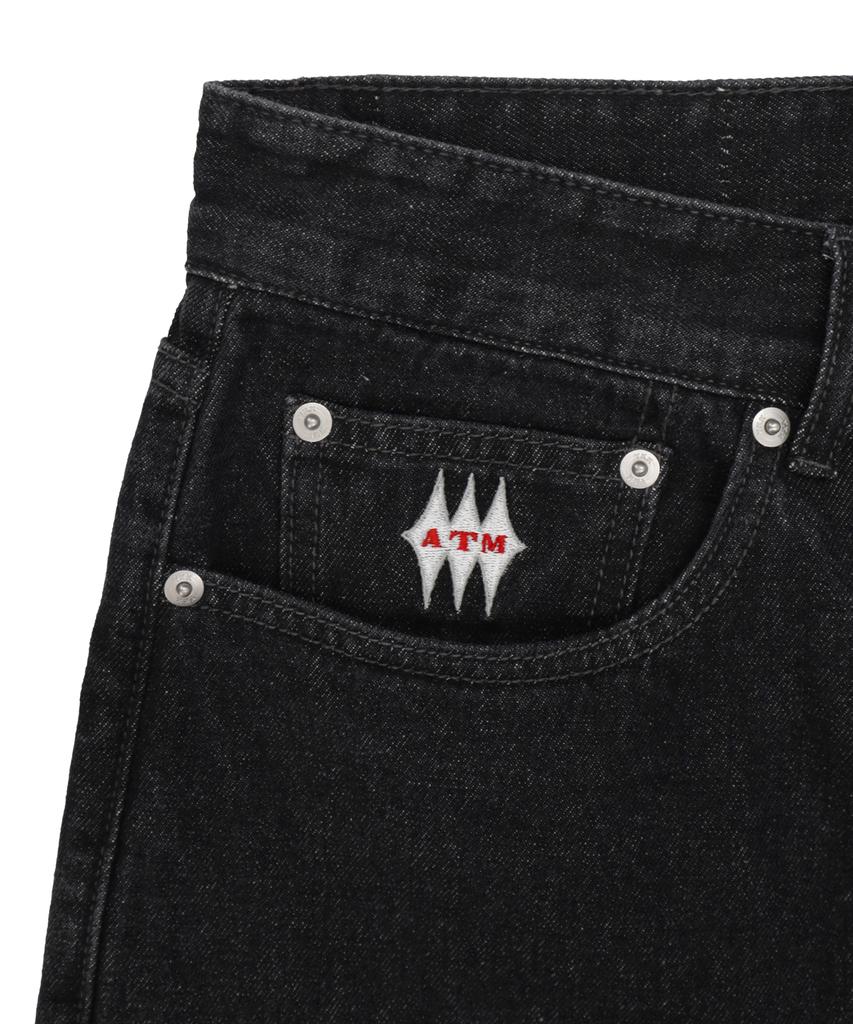 AFTERMATH Denim Shorts Black