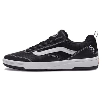 Zahba Leather Unisex Black White VN0007QQBZW