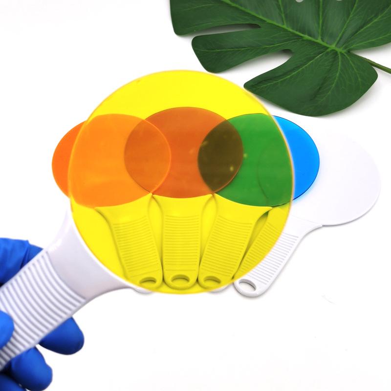 Translucent Primary Colors Filter Plate Toy for Early Education and Science Experiments