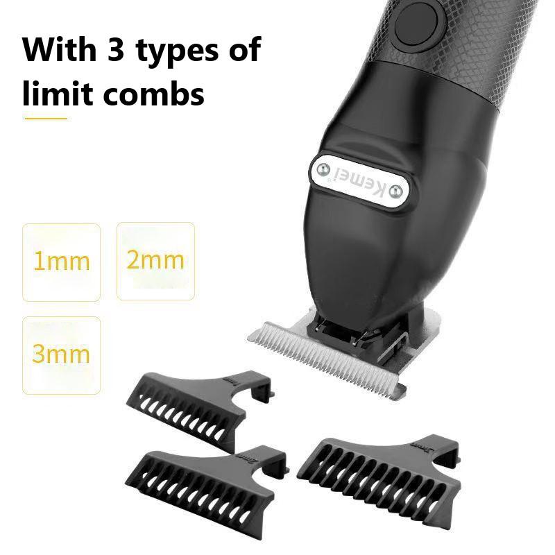 KM-1753 pro corded cordless men electric hair trimmer professional barber hair clipper beard haircut machine rechargeable