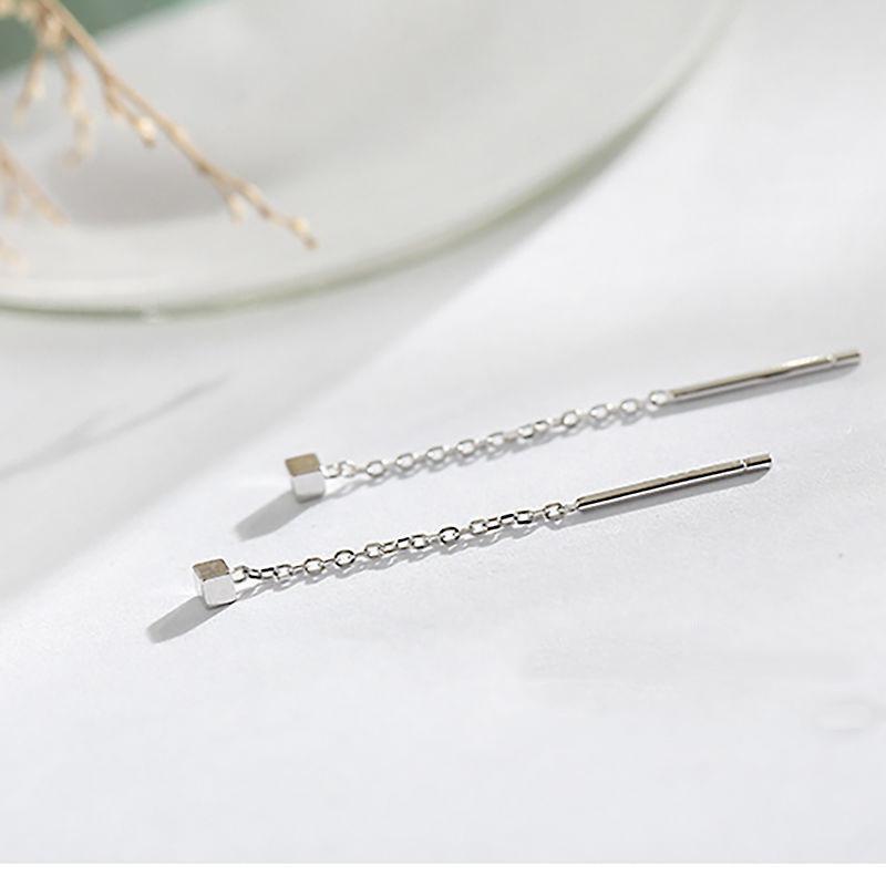 Korean Long Tassel Drop Earrings for Women Trendy 2021 Fashion Geometric Dangle Earrings Jewelry Gifts Vintage Kolczyki Brincos