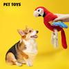 Plush Dog Parrot Toy Bite Resistant Squeaky Dog Toys for Small Large Dogs Puppy Pets Training Accessories Pet Products