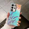 Electroplating Laser Flowers Suitable for Samsung S25 Ultra Mobile Phone Case Anti Fall S24PLUS Matte A56 Hard Shell