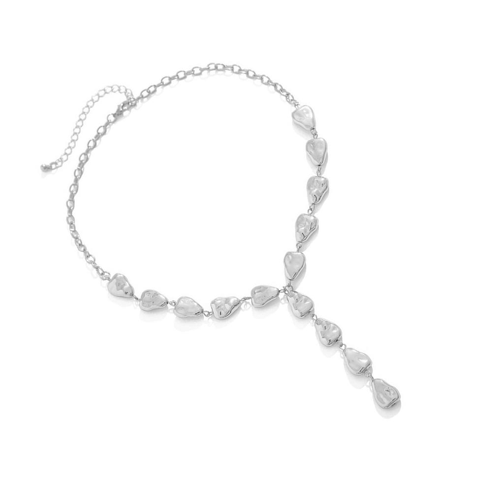 Barocke Y-Kette Herzhalskette Einzigartige Halskette Lange Quasten-Halskette Modeschmuck Geschenk für Frauen