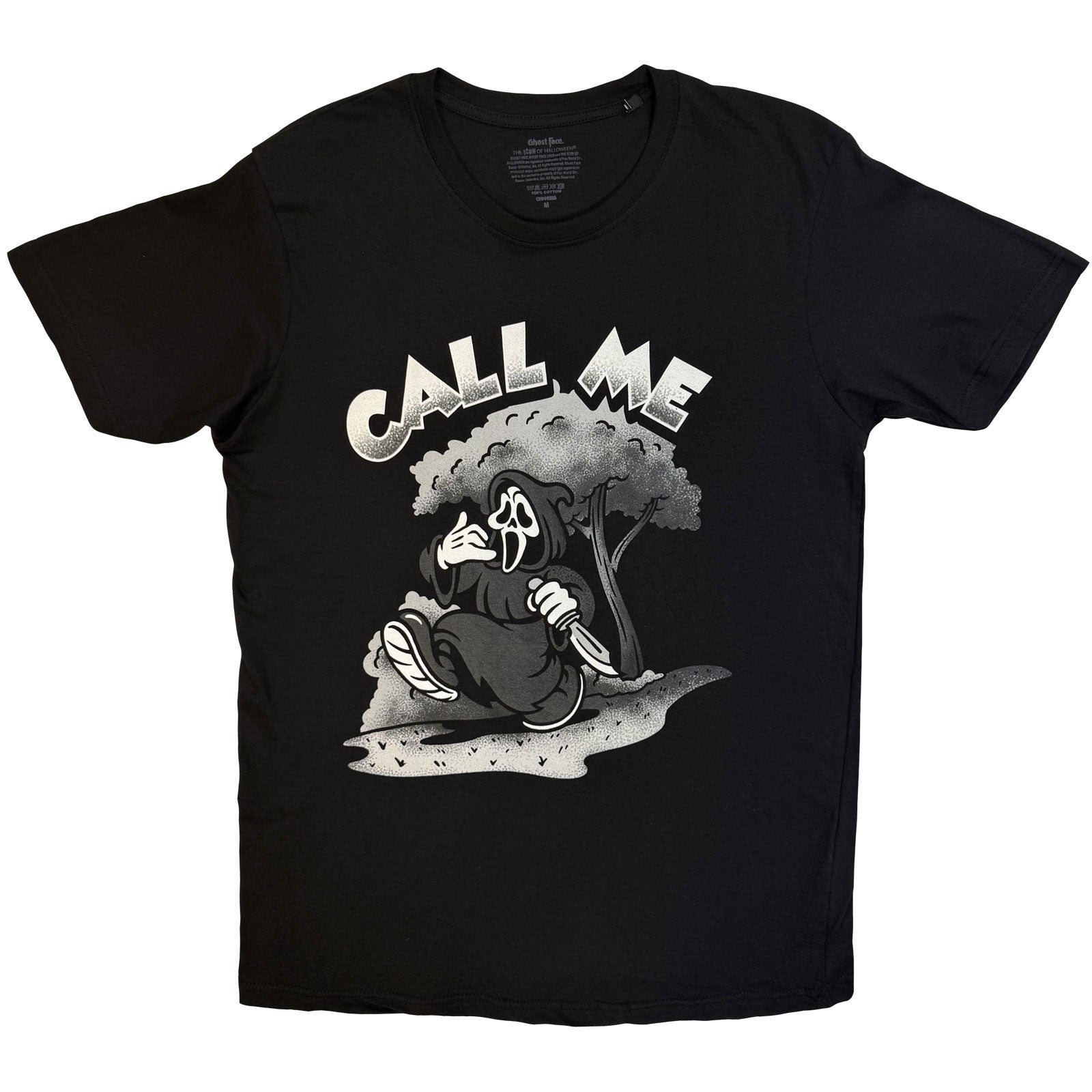 Ghostface TShirt Call Me Black OFFICIAL NEW XL