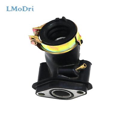 LMoDri Motorcycle Intake Pipe Moped Scooter GY6 50-80cc Inlet Manifold Carburetor