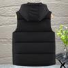 Plus Size M-5XL Winter Sleeveless Jackets Man Thick Outerwears Fashion Men's Warm Vest Hooded