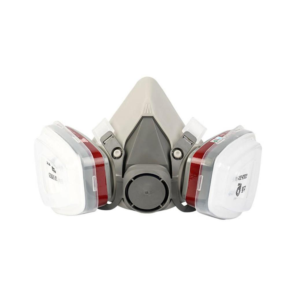 6200 Mask: Activated Carbon Gas Filter for Paint, Pesticides, Odor, and Dust Protection