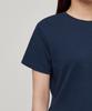 MUSINSA STANDARD WOMAN Women'S Crew Neck Crop T-Shirt [Navy]