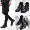 Real Cowhide Warm High-top Combat Boots Men's Outdoor Hiking Shoes Non-slip and Wear-resistant Desert Boots Winter Tactical Boots