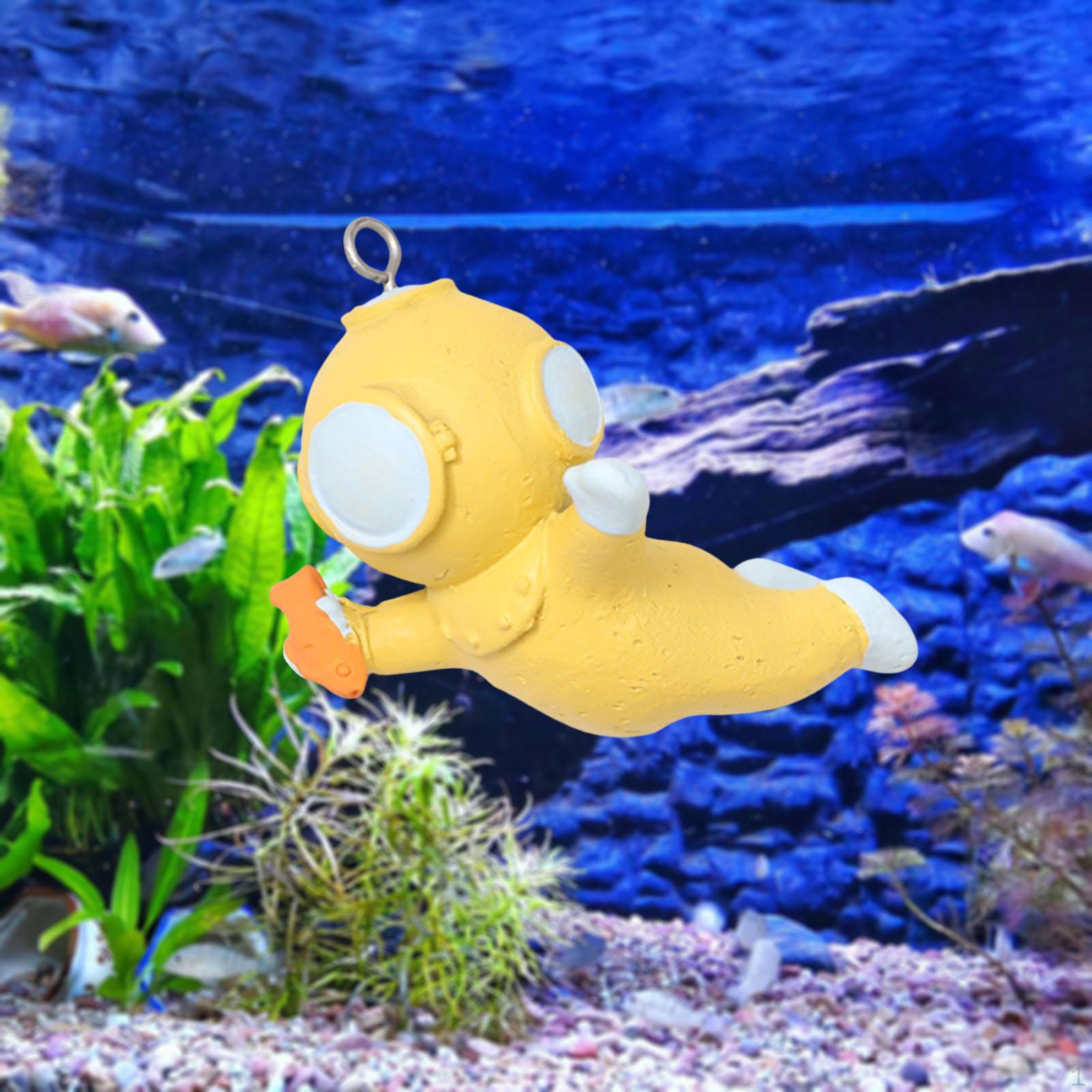 

Украшение дайвера, плавучее устройство из смолы для подводных украшений, товары для вечеринок, домашний пейзаж Fish