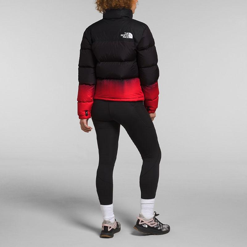THE NORTH FACE 1996 Retro Nuptse Dip Dye Jacket 'Fiery Red' Women's NF0A84QY-OOR