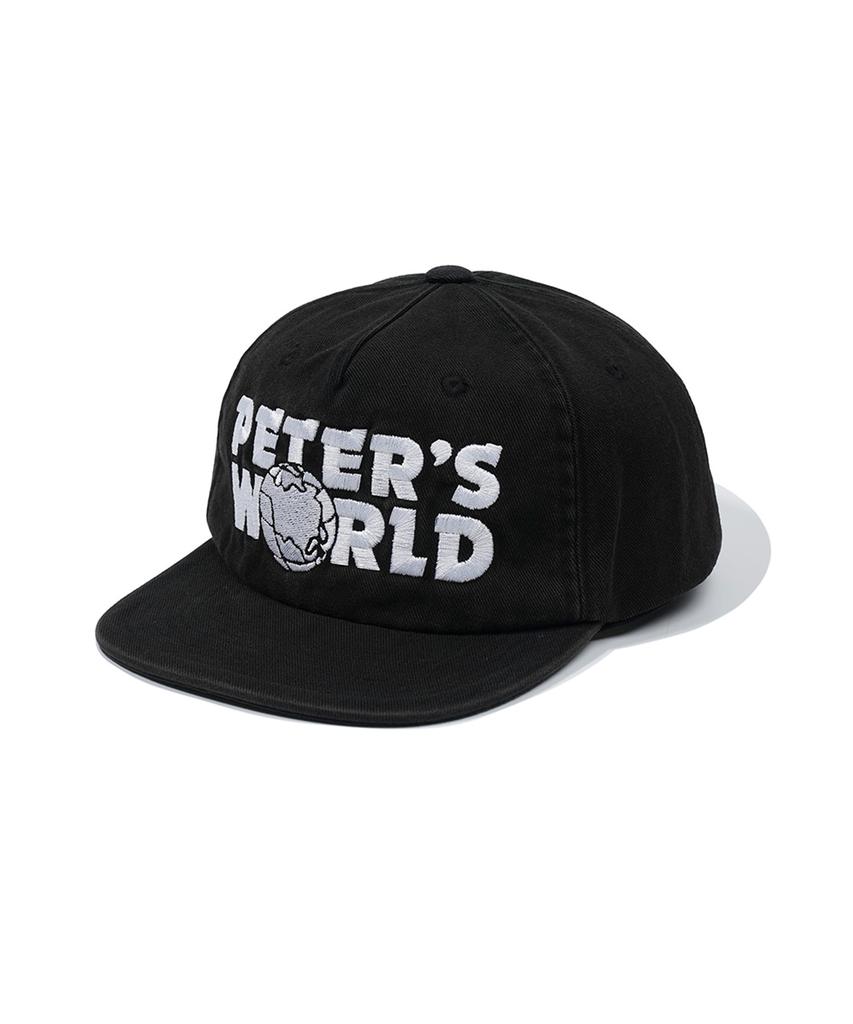 Maineimijeupiteo 5-Panel Peters World Cap - Black