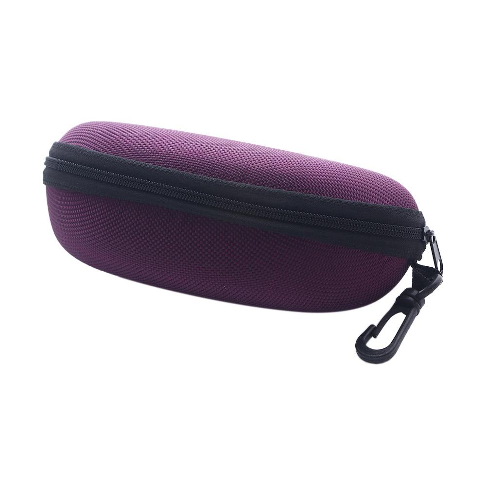 Eyewear Storage Box Zipper Box Eyeglasses Protector Case with Hook Sunglasses Bag Eye Glasses Box Shell Clam Pouch Hard Case