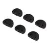 6Set Guitar Tuning Peg Buttons Ebony Metal Tuner Machine Head Button for Electric GuitarsLarge Semi
