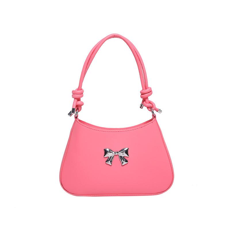 Elegant Bowknot Handheld Small Square Bag For Women In Chic Casual Style For Daily Use