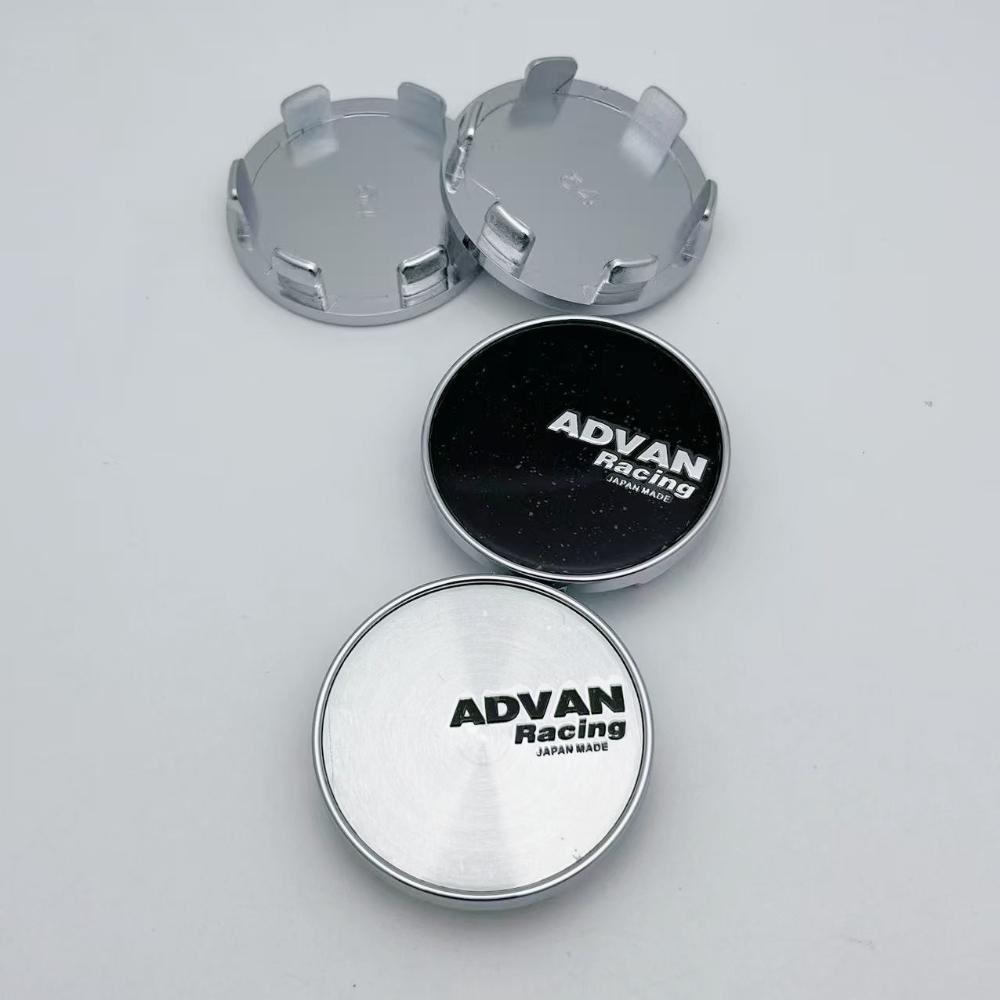 4pcs 54mm Advan Racing Logo Emblem Car Wheel Center Caps Car Accessories for Wheel Centre Cover Auto Rims Dust Cover Hubcaps