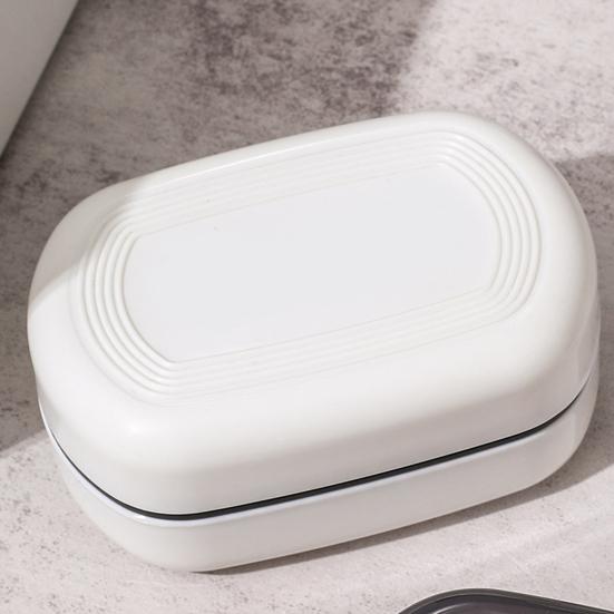 Quick Drain Easy Cleaning Creative Tray Double Layer Toilet Soap Dish Soap Container