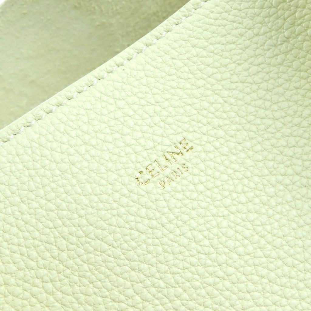 Excellent CELINE Tote Bag Kava Phantom Small cream Soft grain calf Leather 18902 Used