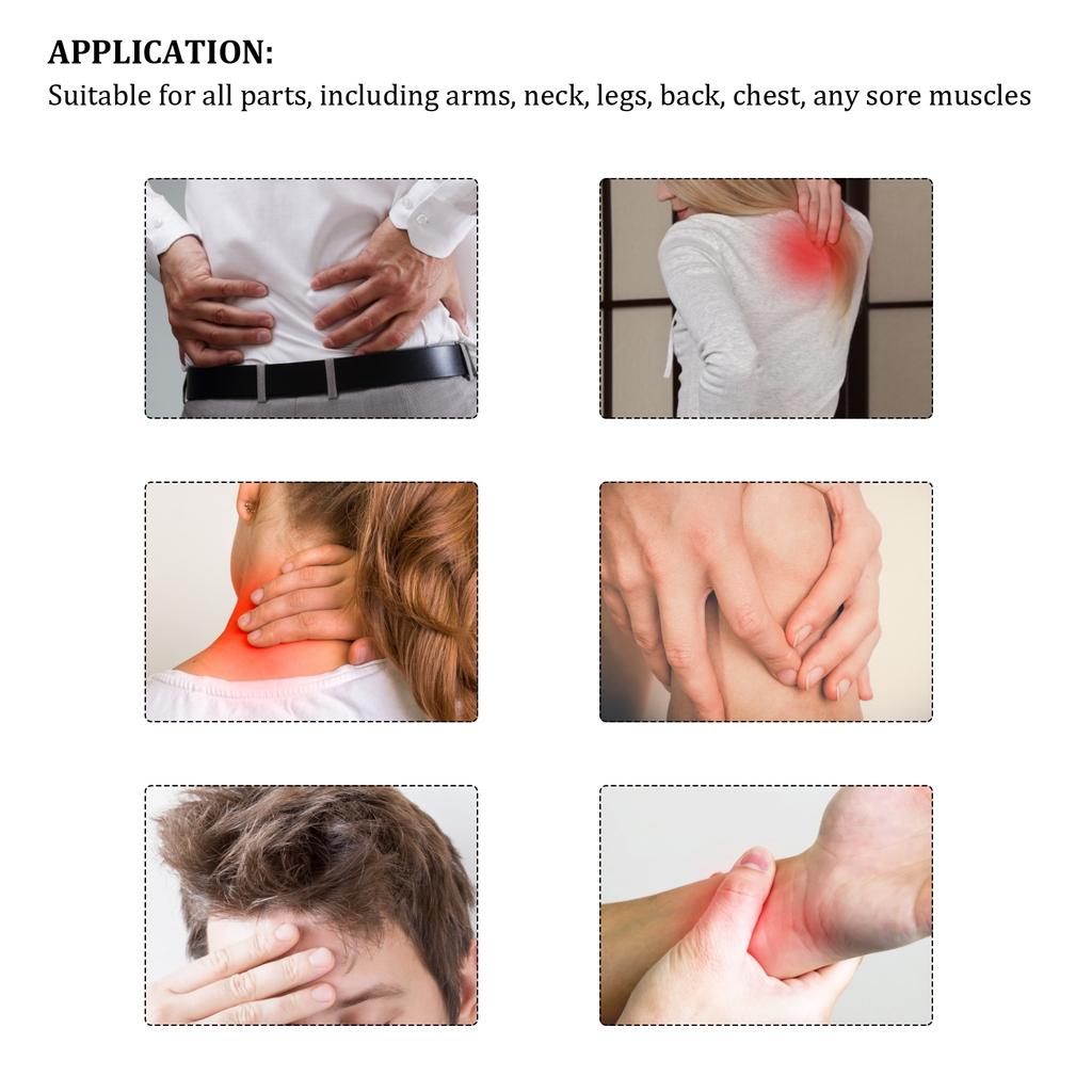 T Shape Acupressure Trigger Point Pressure Massager Muscle Relaxation Deep Tissue Massager
