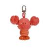 Aquarium Aquatic Plush Toy Soft Seafood Keychain Pendant Lobster Simulation Fluffy Abalone Lobster Clam Oyster Pendant Gift
