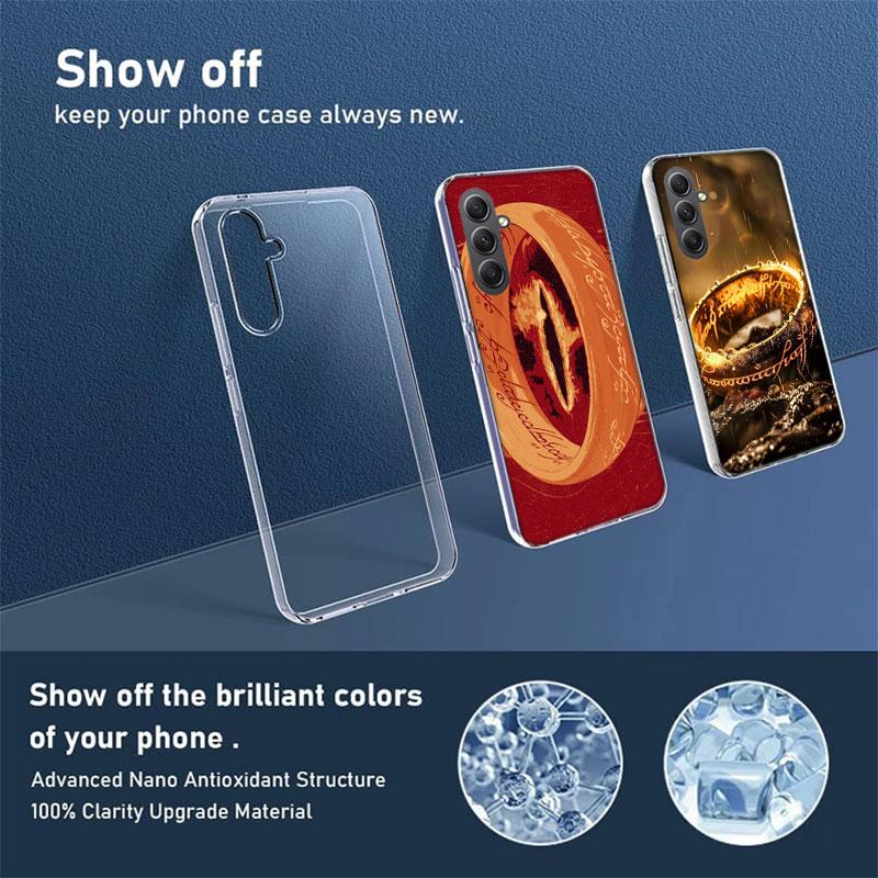 The L-Lord of the R-Rings Phone Case For Samsung A15 A25 A35 A55 A12 A22 A32 A52S A13 A23 A33 A53 A14 A24 A34 A54 Galaxy A8 A6 A