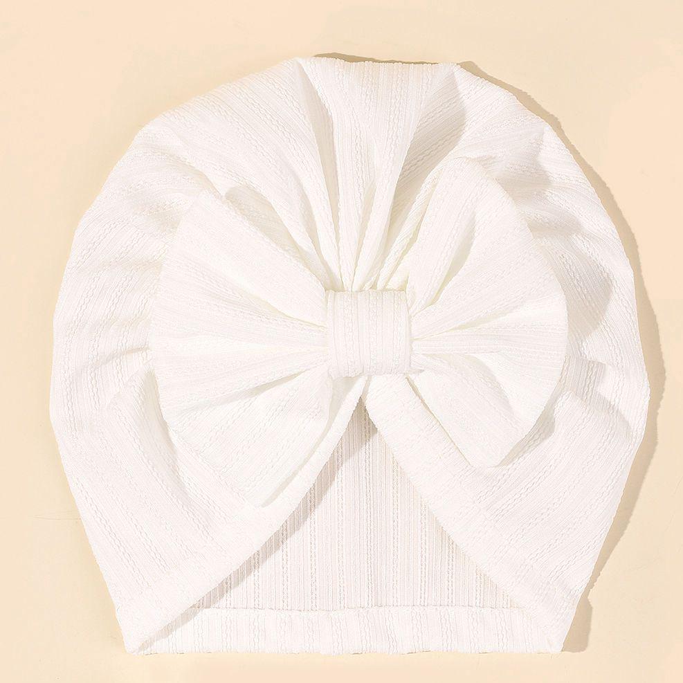

Baby Jacquard Bow Headband Hat - Indian Princess Style