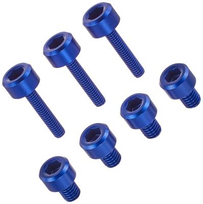DURA-BOLT Pacote de 7 Azul CB400SF 01-/1300SF 01-/VTR1000SP1/2/CBR600F4 01-/CBR900/929/1100XX *Serve principalmente em veículos de 2001 e mais novos DBT001/3B