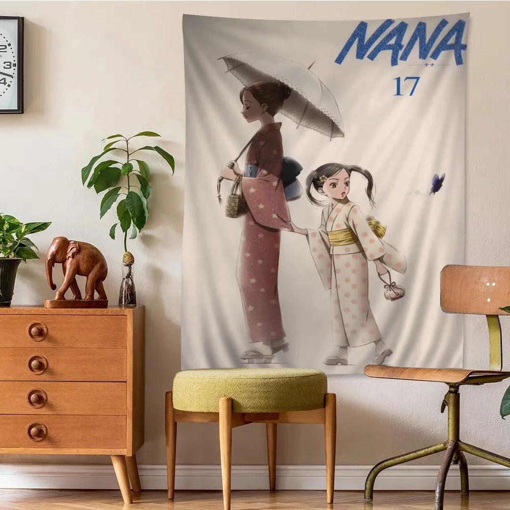 VIKAMA Vintage Animation Poster Style Decoration Cloth anime Girl Heart Bedroom Bedside Dormitory Wall Decoration