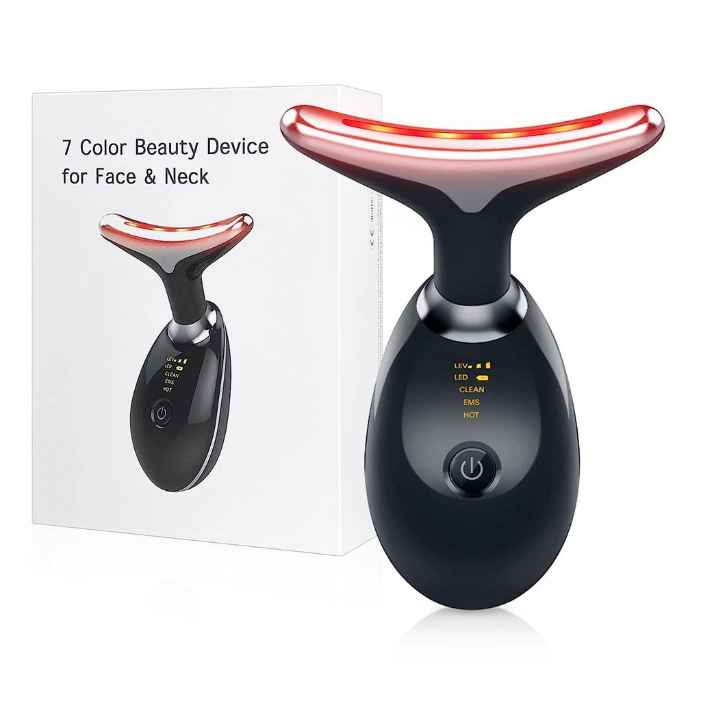 Cross-Border 7-Color Neck Wrinkle Massager & Vibration Beauty Device