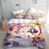 Anime Shugo Chara Star Song Beding Sets Soft with Soft Fabric Duvet Cover Set With Pilowcase Twin Ful Quen King Bedclothes Bed Home Textile